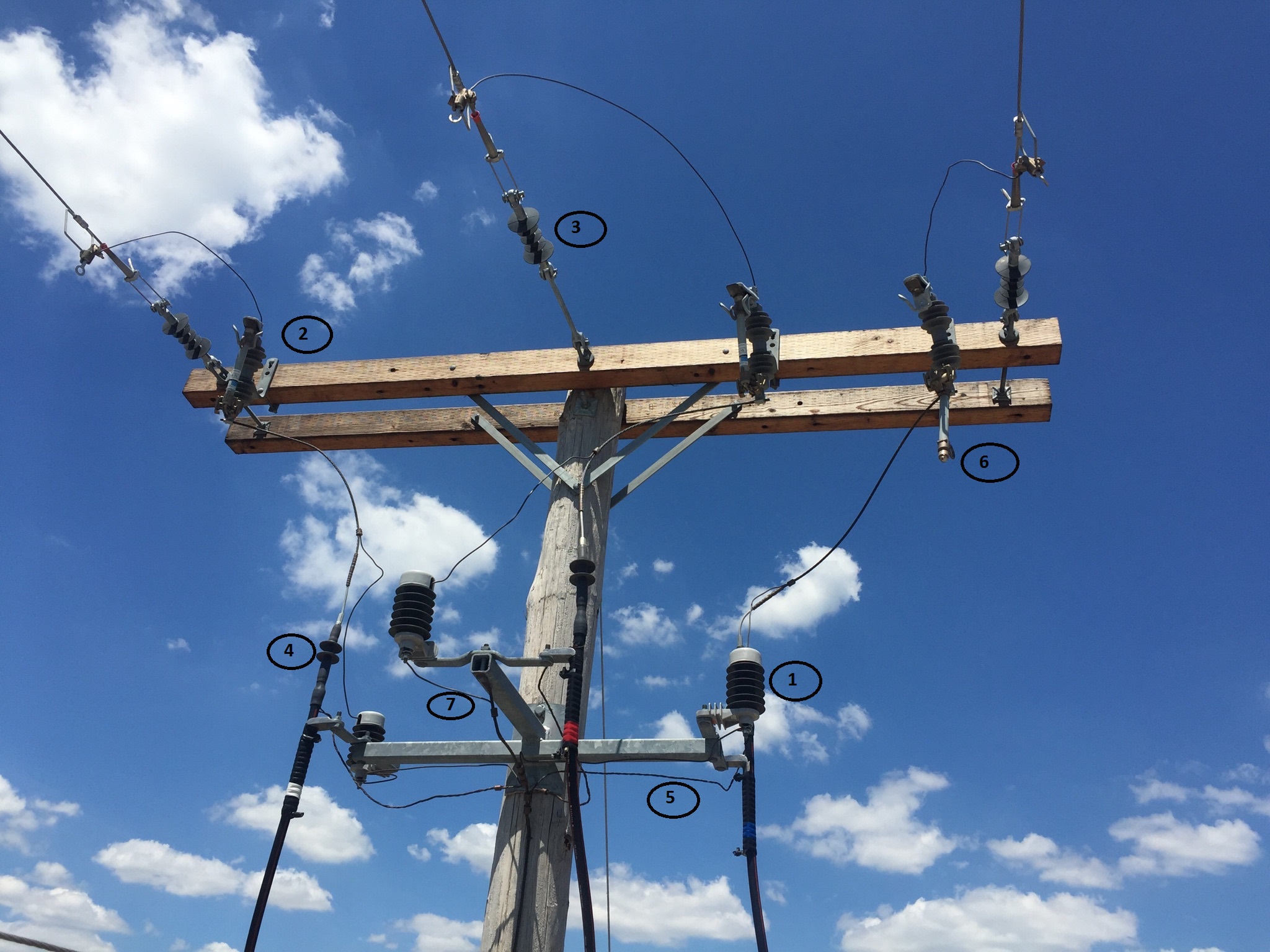 Typical Electric Utility Pole