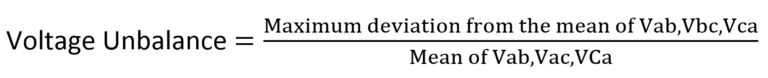 Voltage Unbalance – Voltage Disturbance