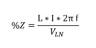 Line Reactor %Z Equation