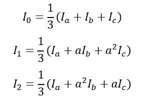 Sequence current equations