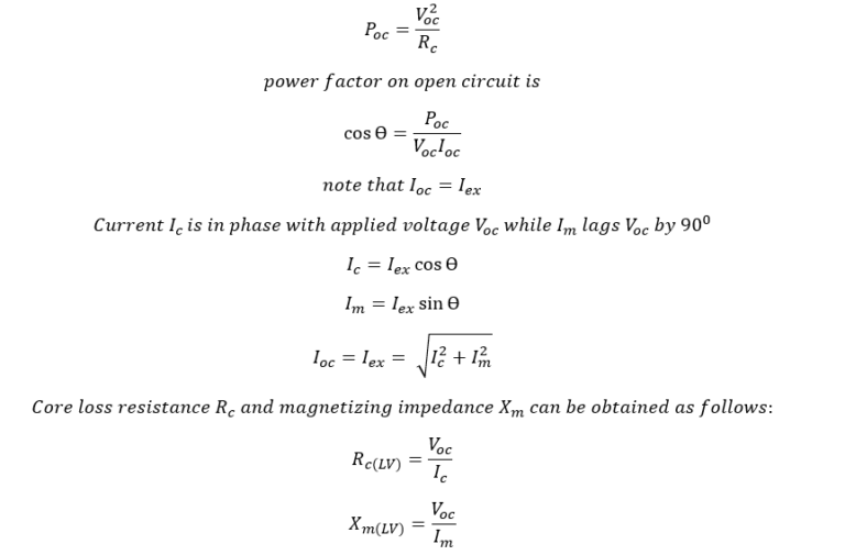 Transformer Open Circuit Test – Voltage Disturbance