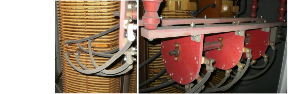 Dry type transformer tap changer-Mechanically interconnected