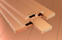 Rectangular copper strip